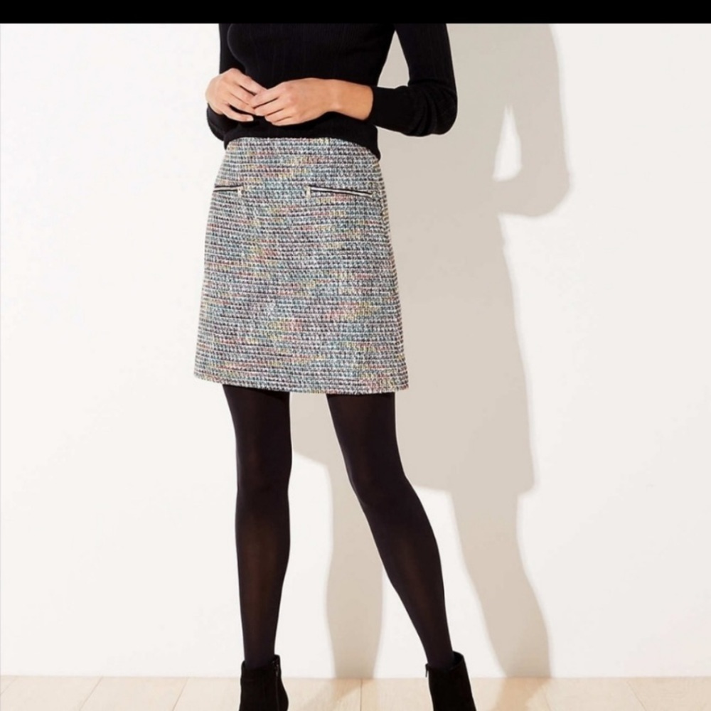 Loft Tweed Skirt